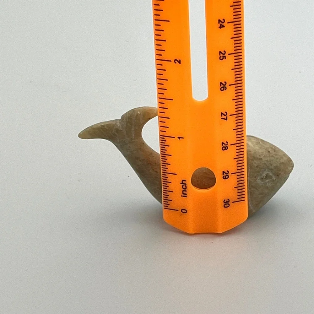 Carved Stone Fish Figurine, Small Sculpture, Animal Collectible,‎ Decoration